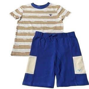 Tahari Boy 2 Piece Short Set Boys Size 5 NWT